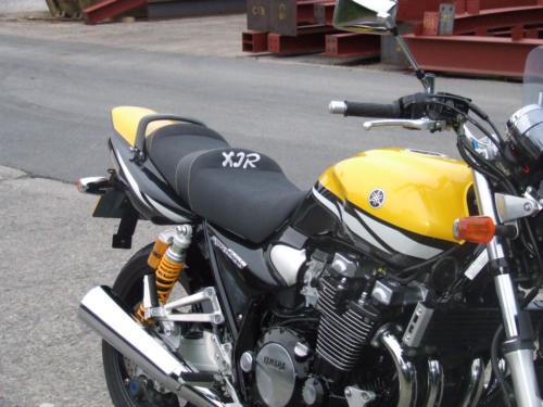 Martin's XJR 1300, foam built up and one off cover