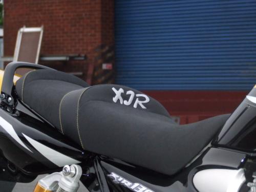 Martin's XJR 1300, foam built up and one off cover