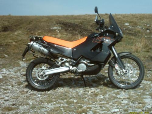 KTM, foam built up with orange sides